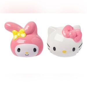 Hello Kitty and My Melody salt and pepper shakers